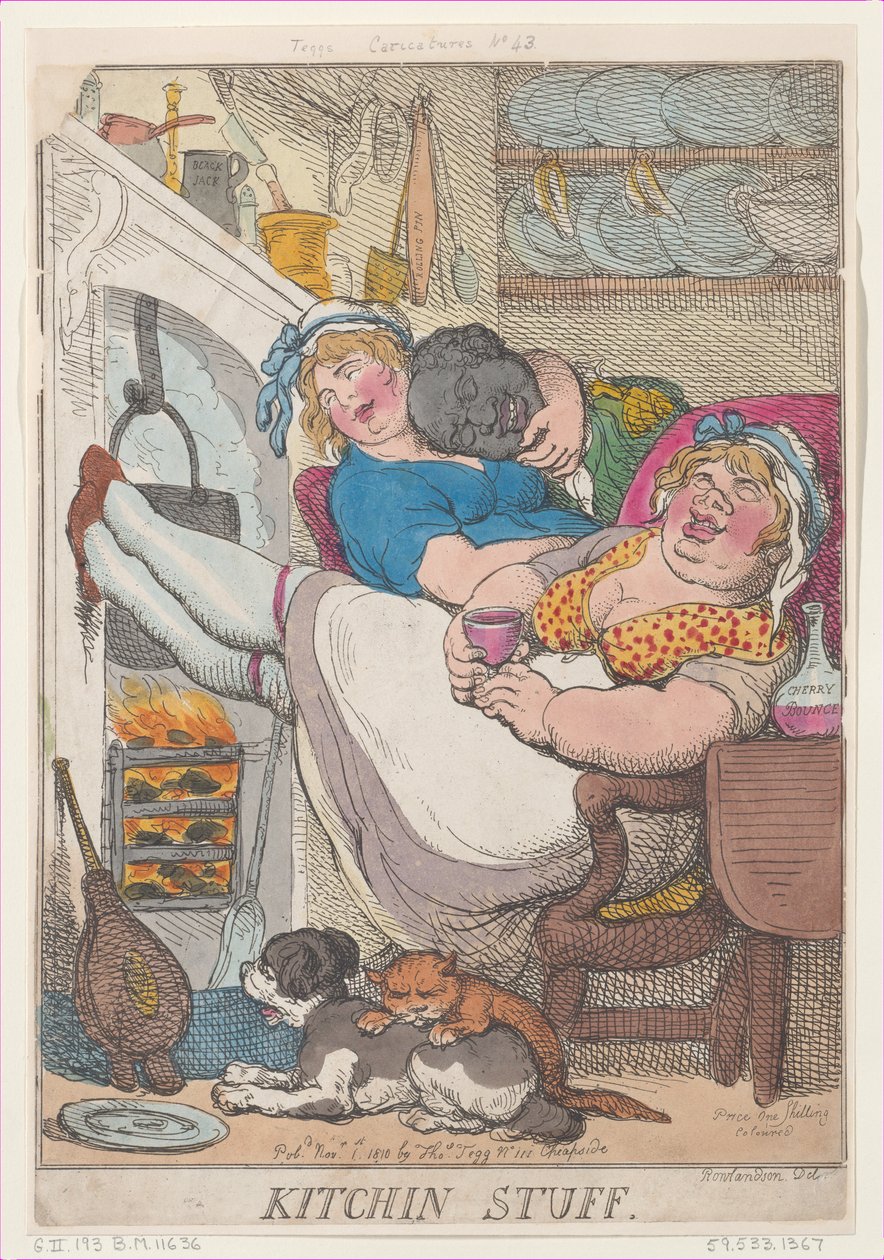 Cosas de cocina, 1 de noviembre de 1810 de Thomas Rowlandson