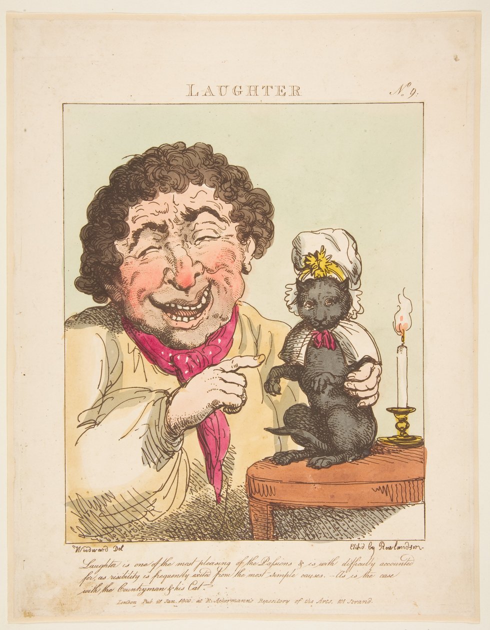 Risa, 21 de enero de 1800 de Thomas Rowlandson