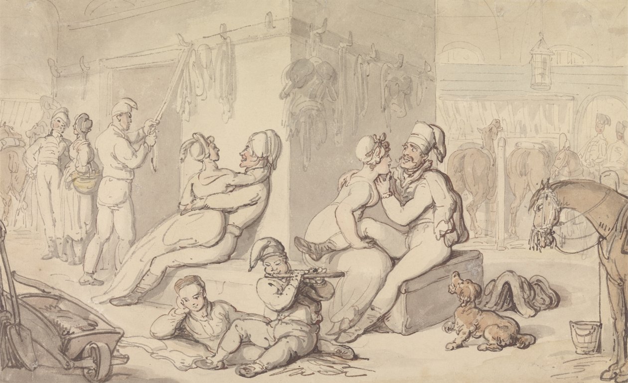 Cuarteles de caballería ligera de Thomas Rowlandson