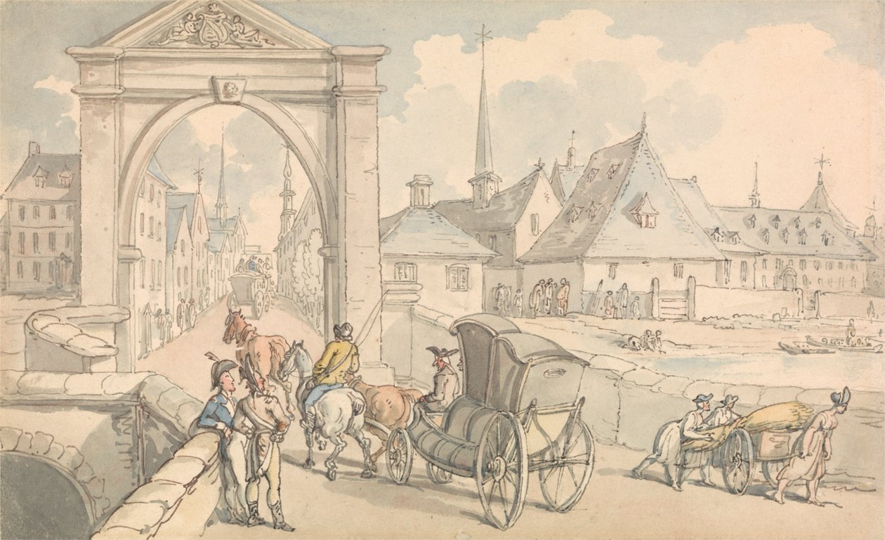 Limburgo, Bélgica de Thomas Rowlandson