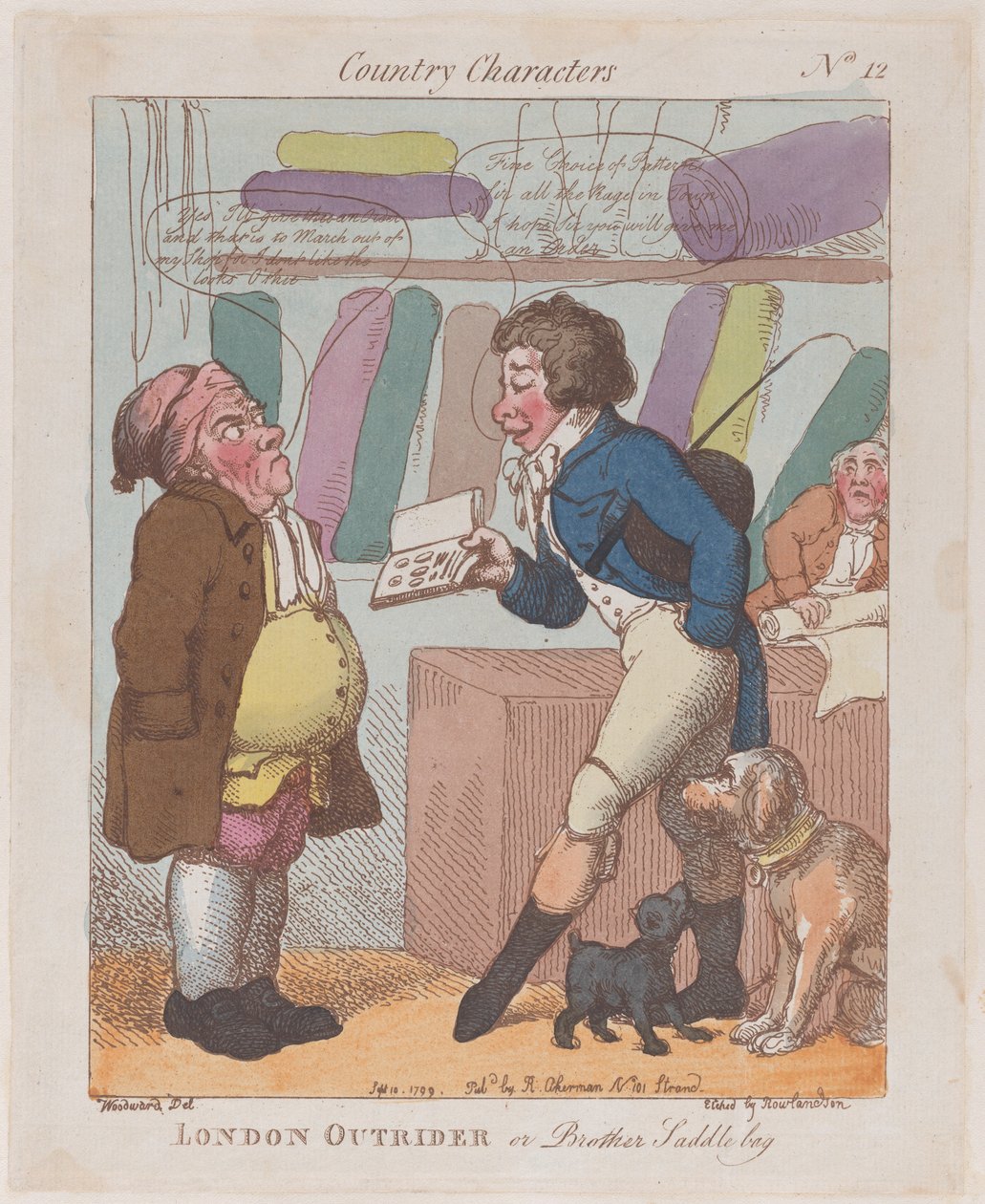 Jinete de Londres, o Hermano Saddlebag de Thomas Rowlandson