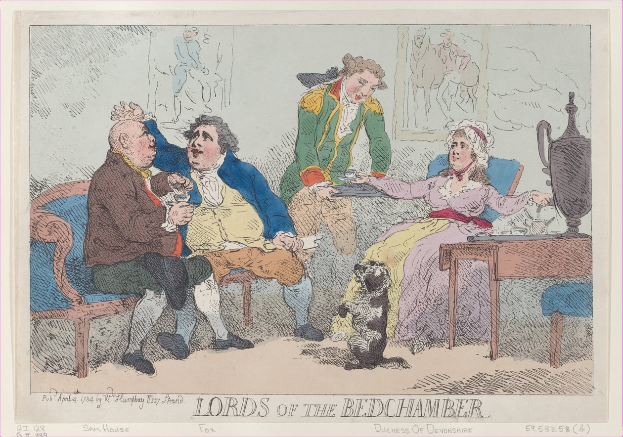 Lores de la cámara de dormir de Thomas Rowlandson