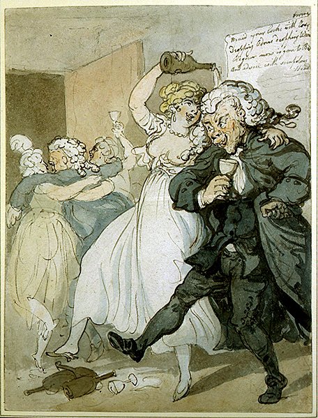 Amor y Ley de Thomas Rowlandson