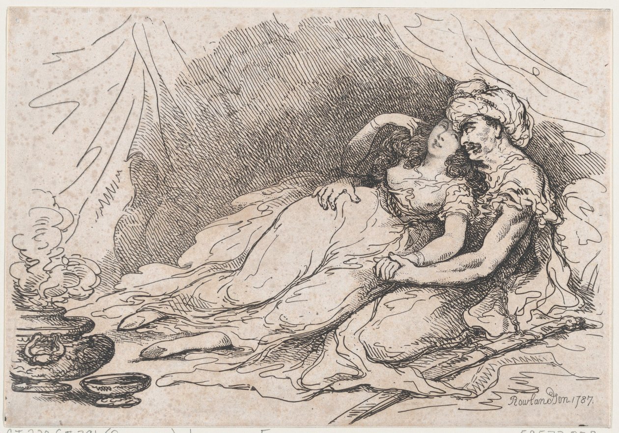 El amor en Oriente de Thomas Rowlandson