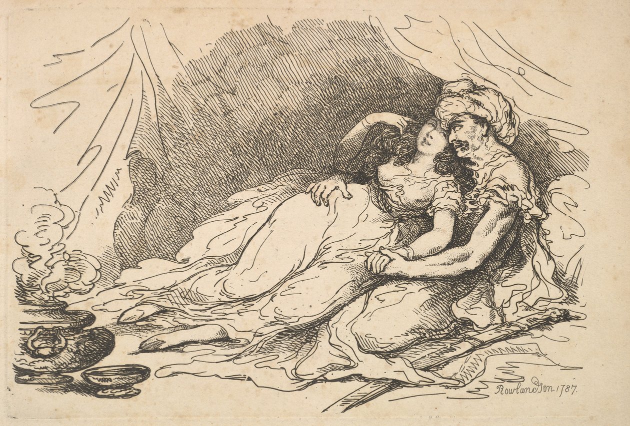 El amor en Oriente de Thomas Rowlandson
