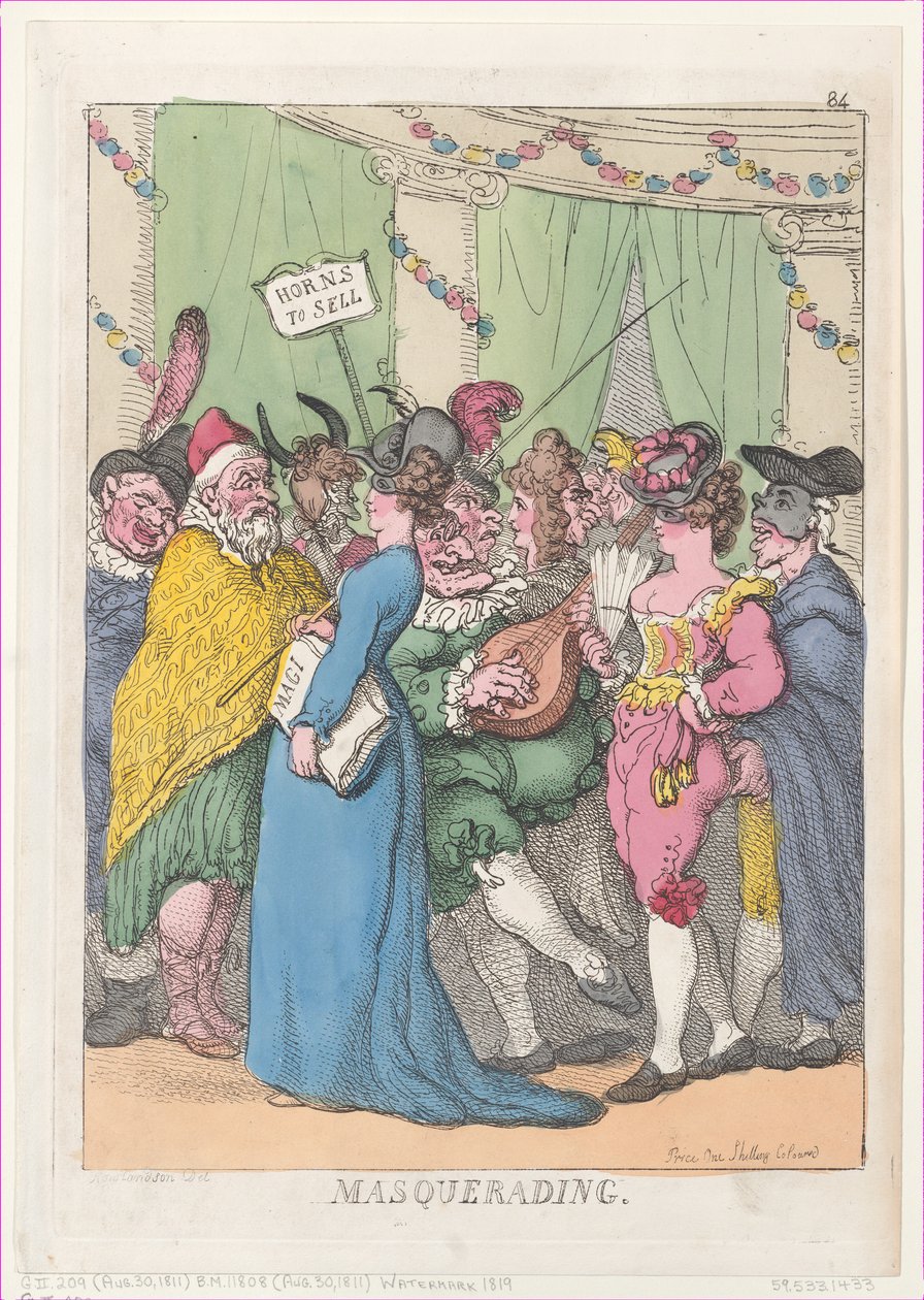 Mascarada de Thomas Rowlandson
