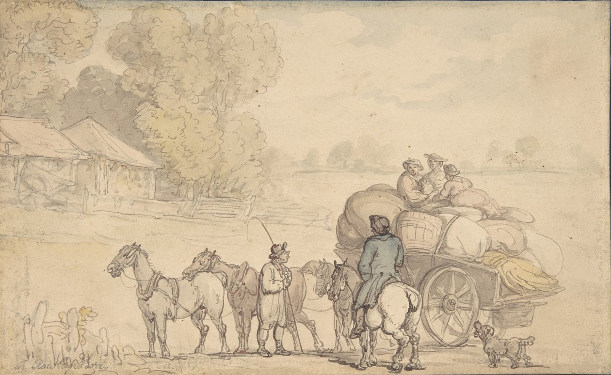 Migrantes de Thomas Rowlandson