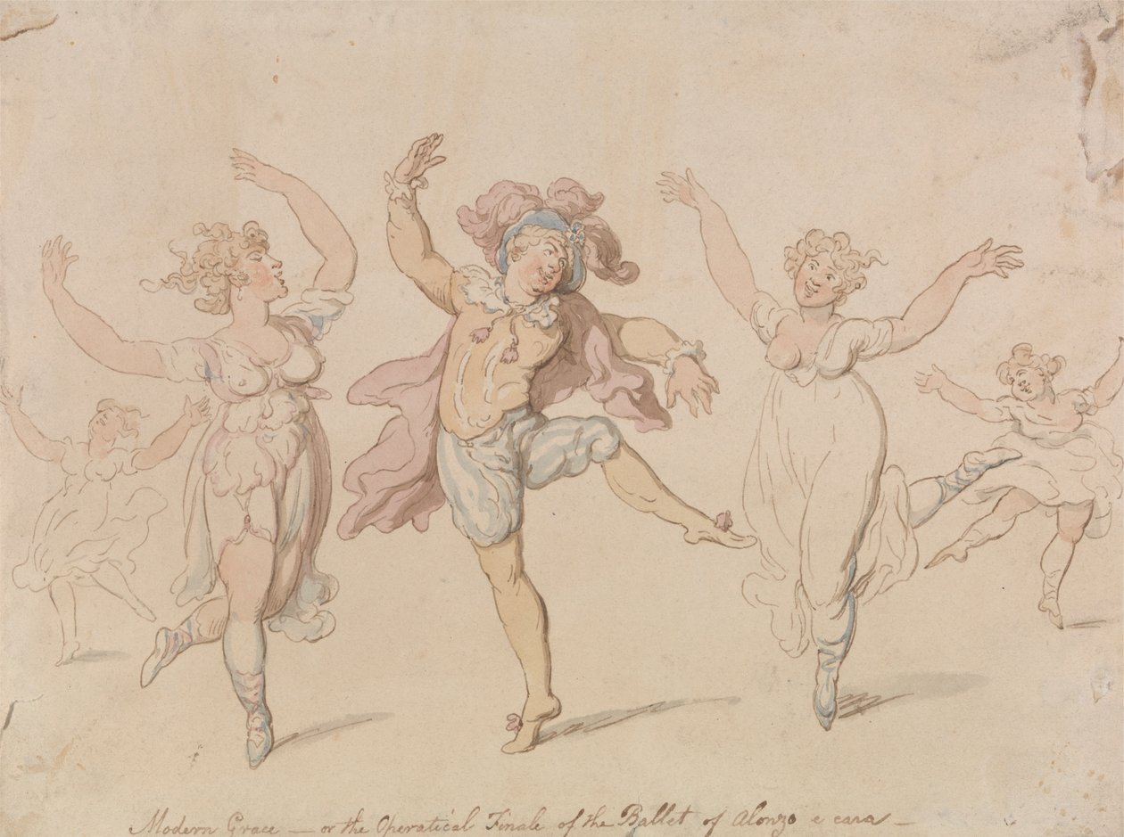 Modern Grace...El ballet de Alonzo y Cara de Thomas Rowlandson