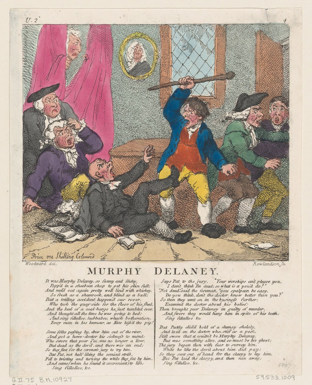 Murphy Delaney, 15 de junio de 1807 de Thomas Rowlandson