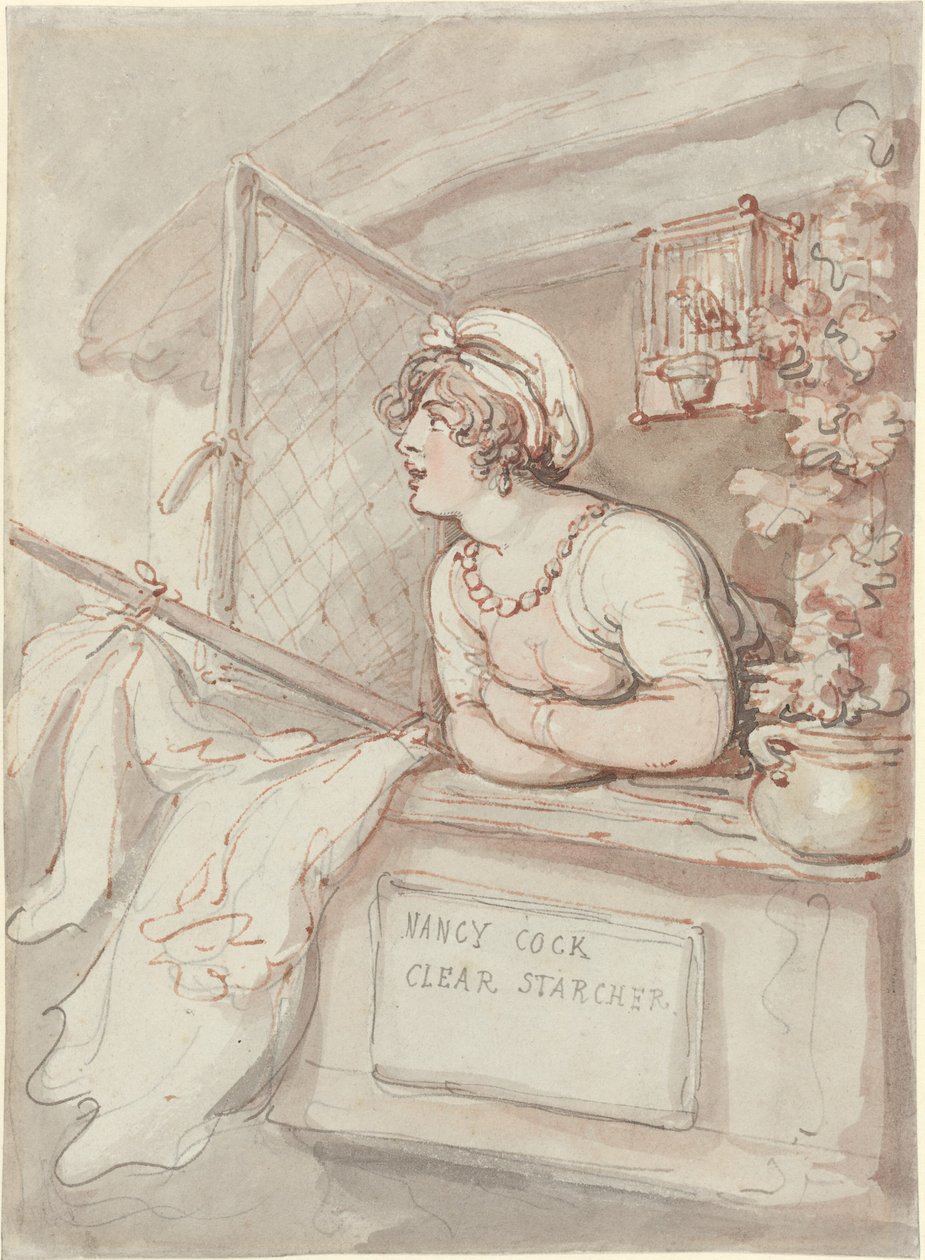 Nancy Cock - Planchadora de Thomas Rowlandson