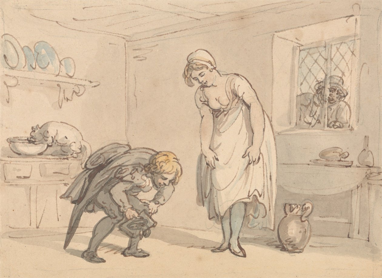 Zapatos nuevos de Thomas Rowlandson