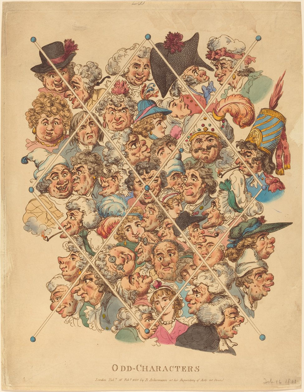 Personajes extraños de Thomas Rowlandson