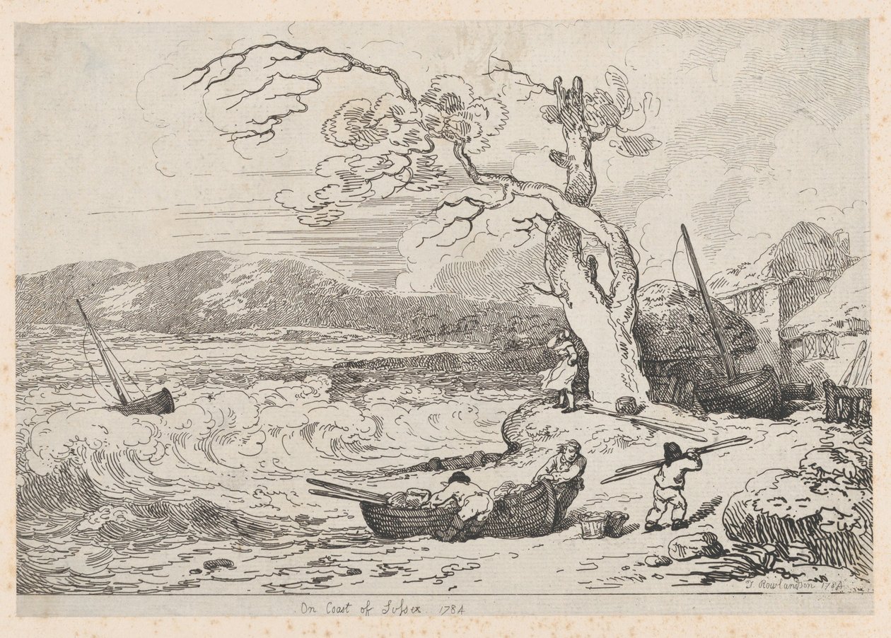 En la costa de Sussex, 1784-85 de Thomas Rowlandson