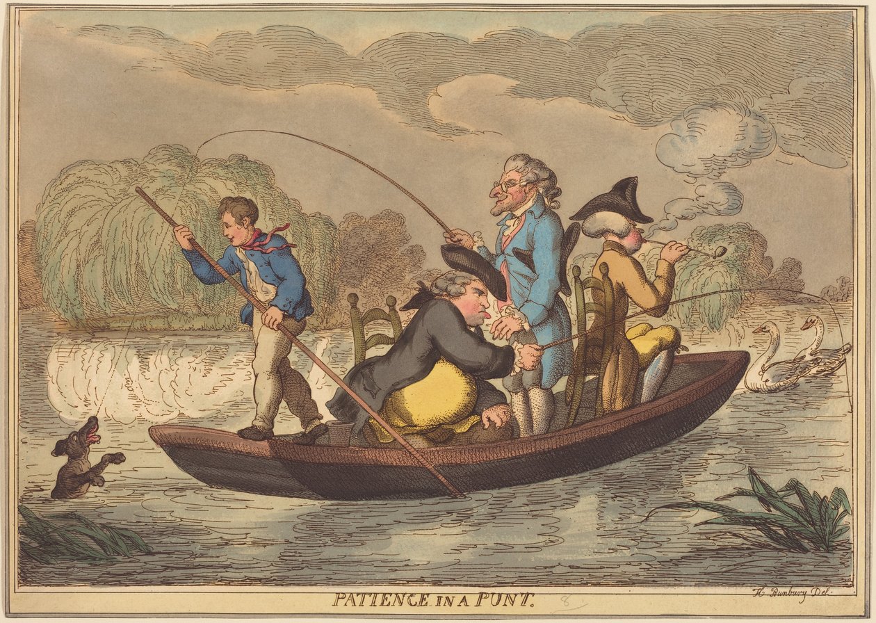 Paciencia en un punt de Thomas Rowlandson