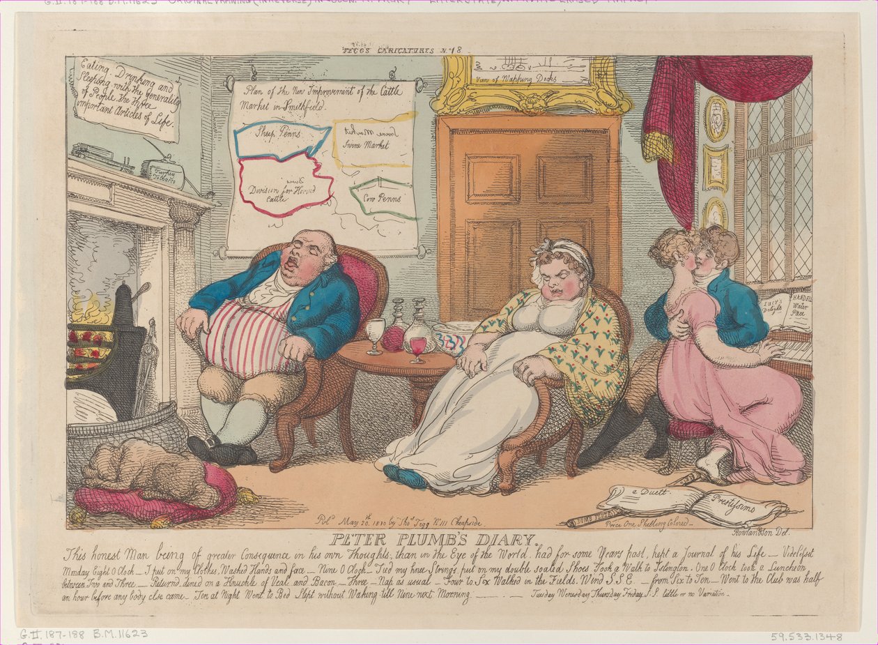 Diario de Peter Plumb, 20 de mayo de 1810 de Thomas Rowlandson