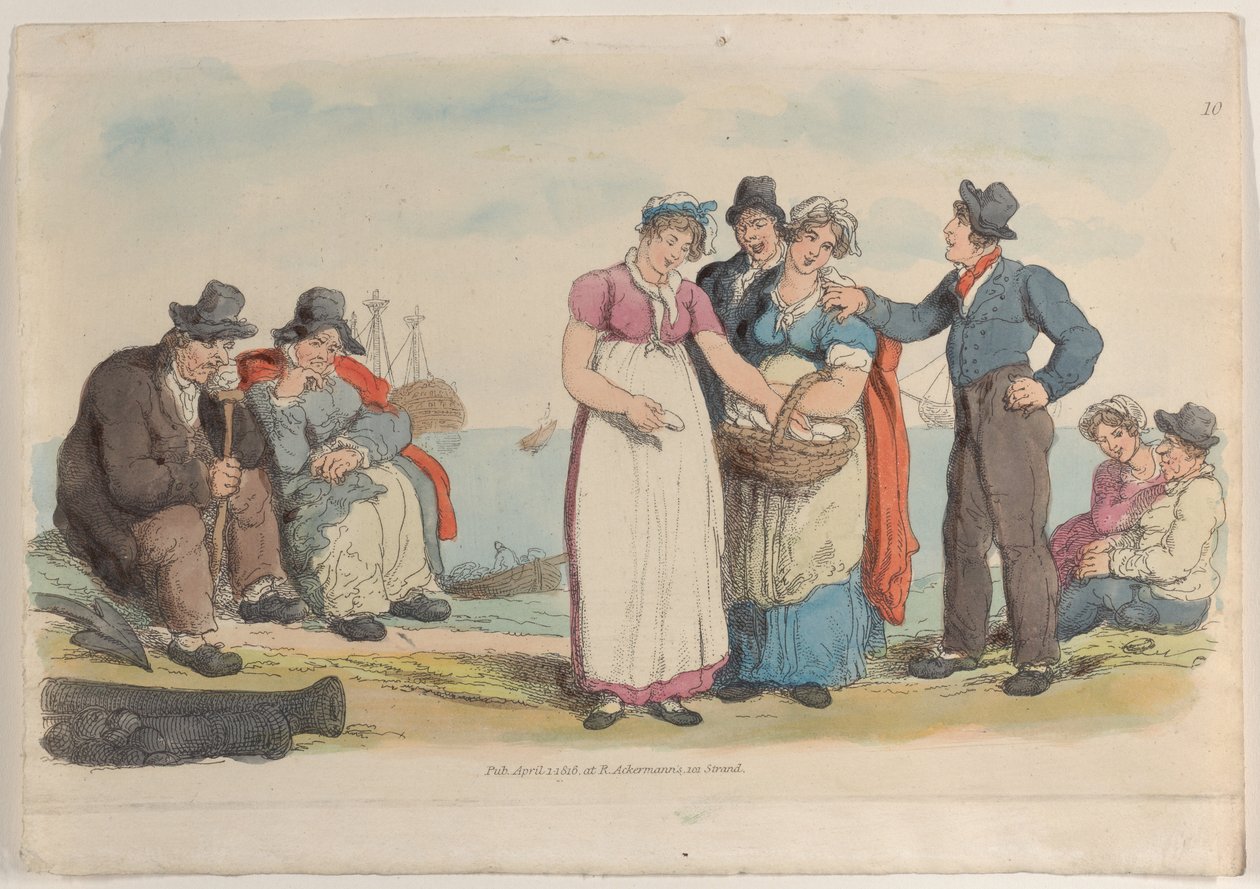 Placa 10, de World in Miniature, 1816 de Thomas Rowlandson