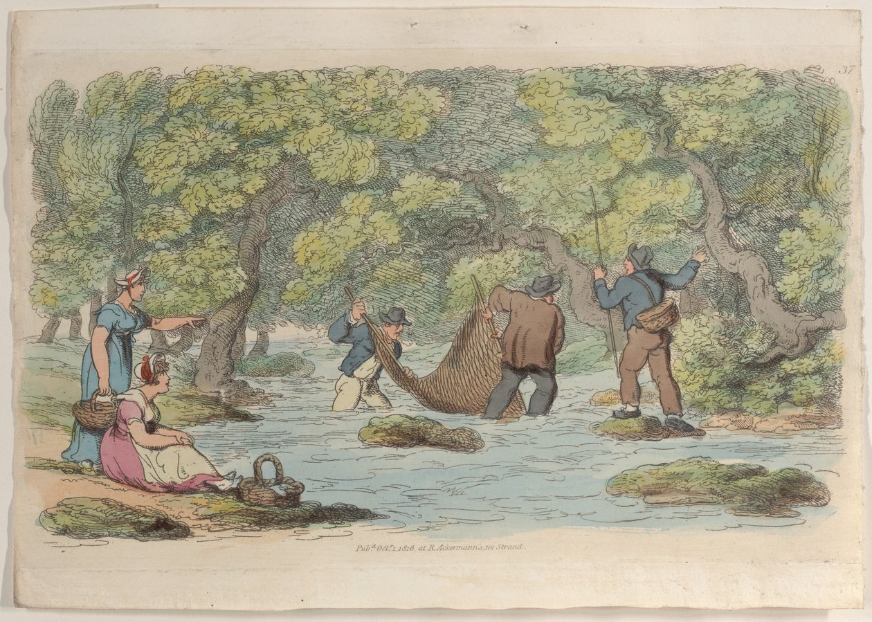 Placa 37, de El Mundo en Miniatura, 1816 de Thomas Rowlandson