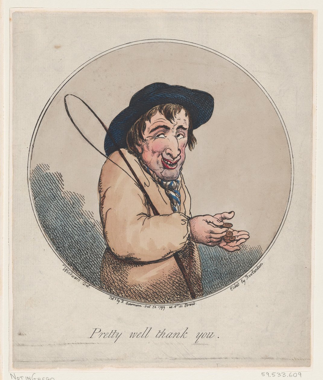 Bastante bien, gracias, 20 de octubre de 1799 de Thomas Rowlandson