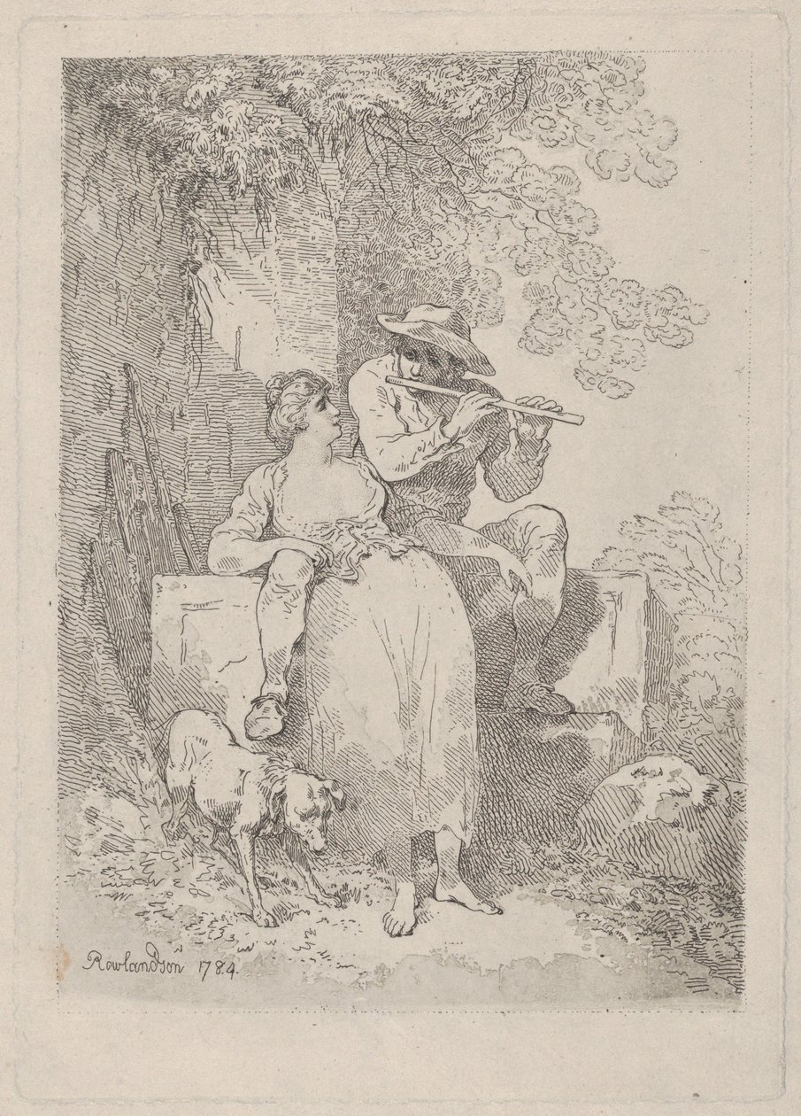 Descanso del trabajo en días soleados de Thomas Rowlandson