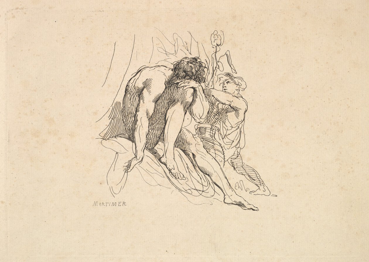 Dios del Río con Niño de Thomas Rowlandson