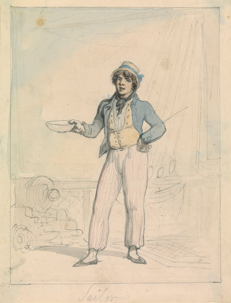 Marinero de Thomas Rowlandson