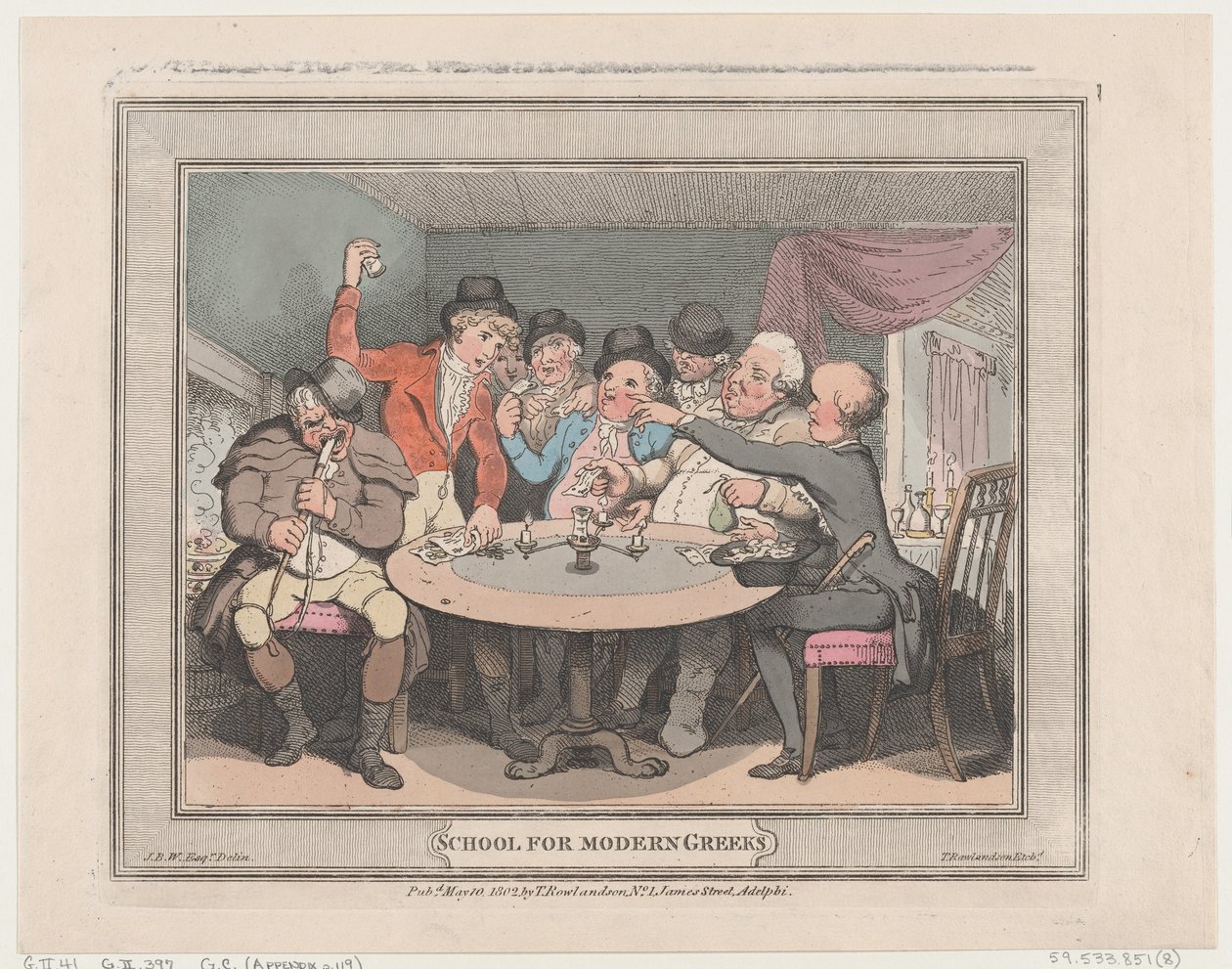 Escuela para Griegos Modernos, 10 de mayo de 1802 de Thomas Rowlandson