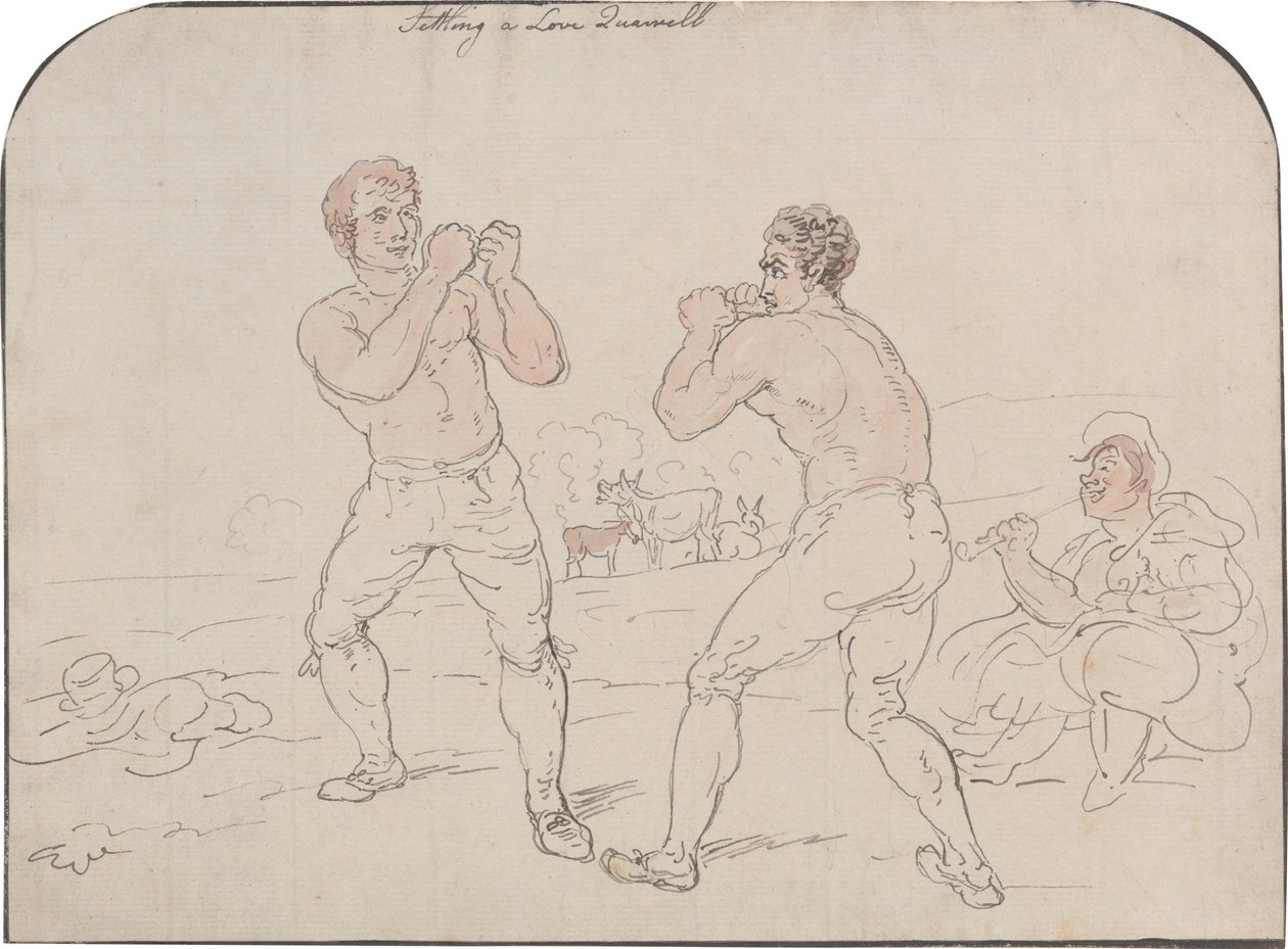 Cómo resolver una discusión de pareja de Thomas Rowlandson