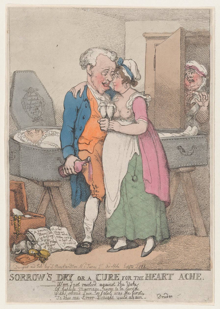La Sequedad del Dolor o una Cura para el Dolor de Corazón de Thomas Rowlandson