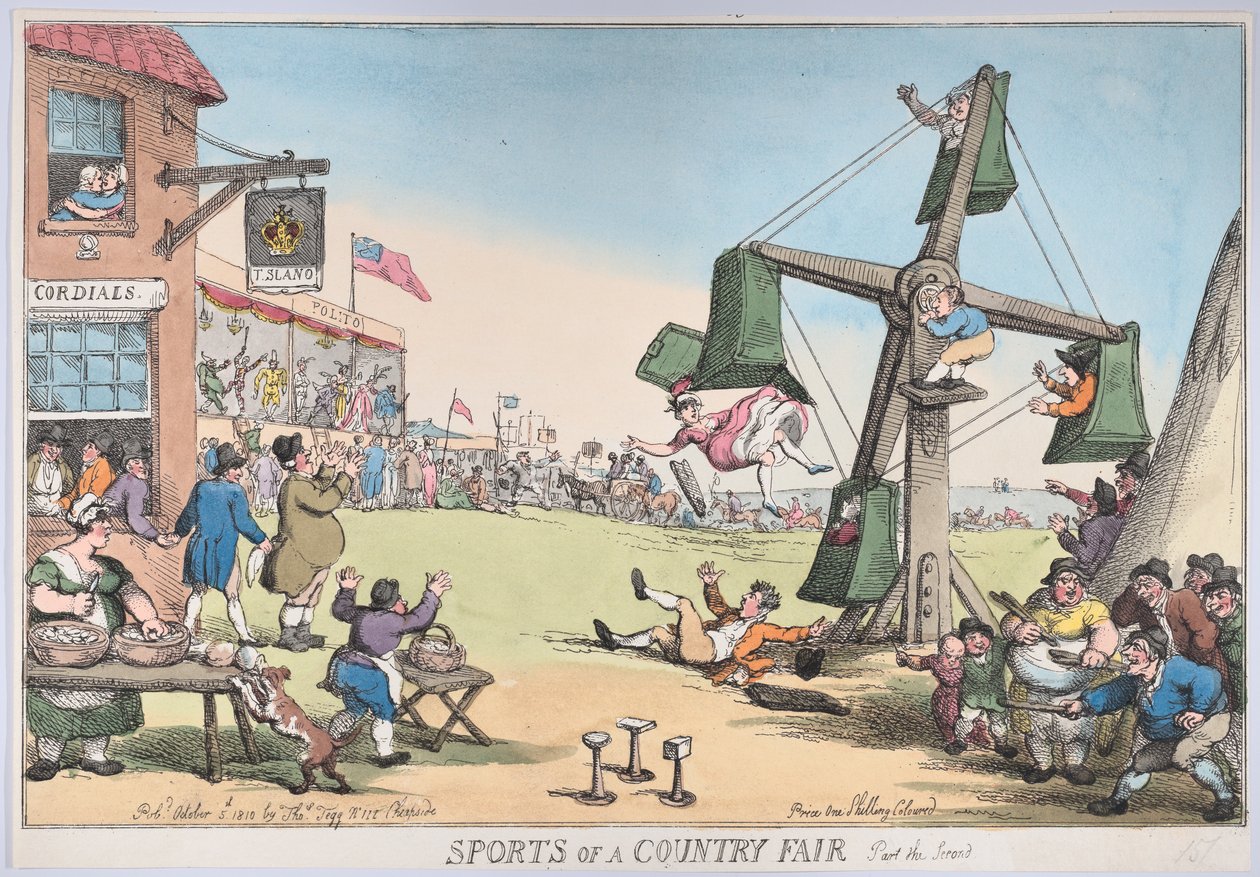 Deportes de una feria rural, Parte Segunda, 5 de octubre de 1810 de Thomas Rowlandson
