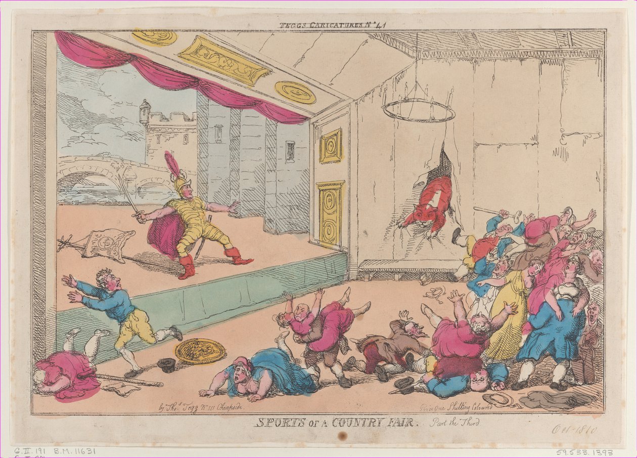 Deportes de una Feria Campestre, Parte Tercera de Thomas Rowlandson