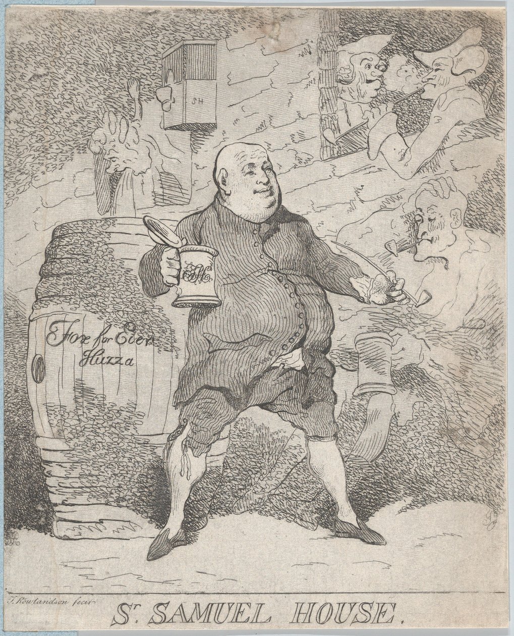Sr. Samuel House, [1780] reeditado 1786-91 de Thomas Rowlandson