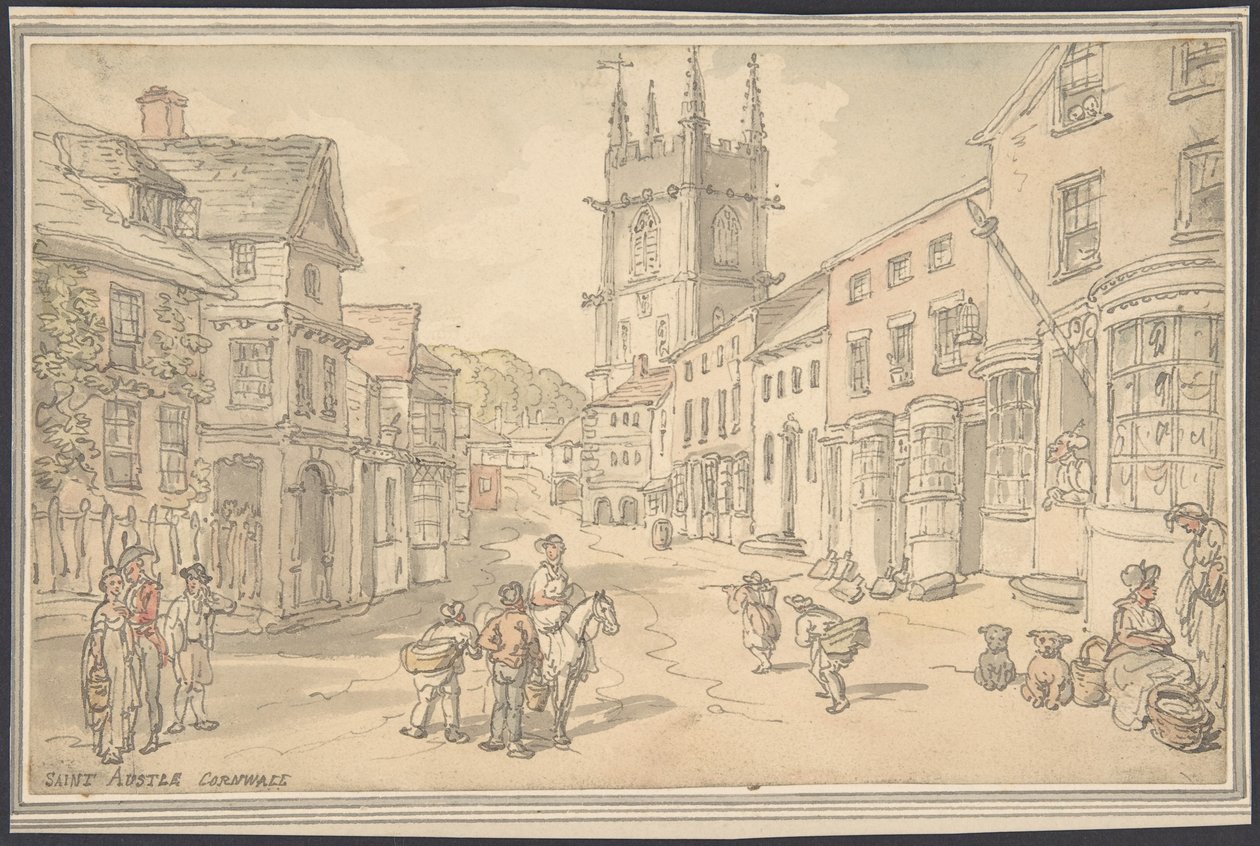St. Austle, Cornualles de Thomas Rowlandson