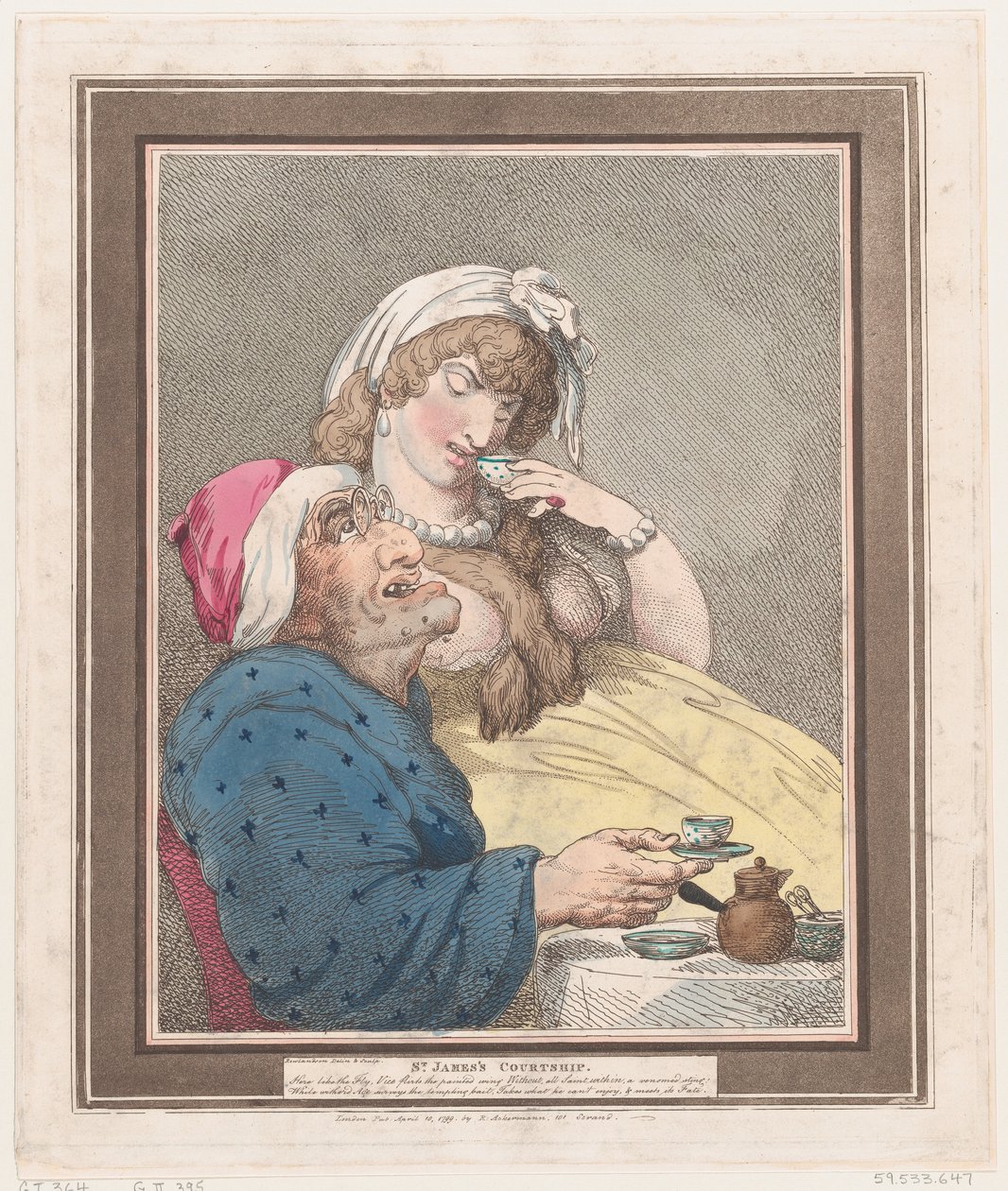 El cortejo de Santiago de Thomas Rowlandson