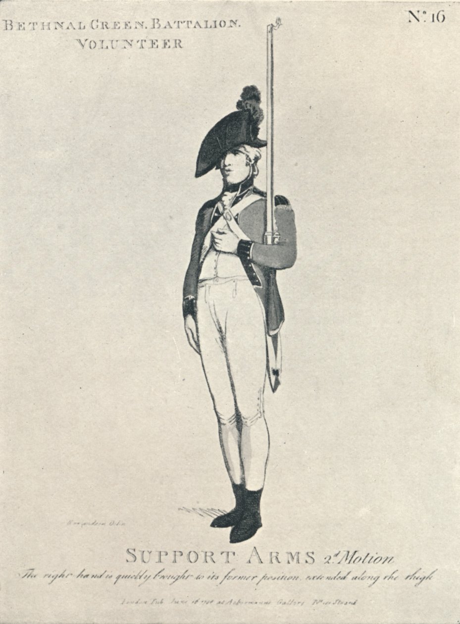 Armas de apoyo 2º movimiento, 1798-1909 de Thomas Rowlandson