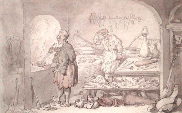 El alquimista de Thomas Rowlandson