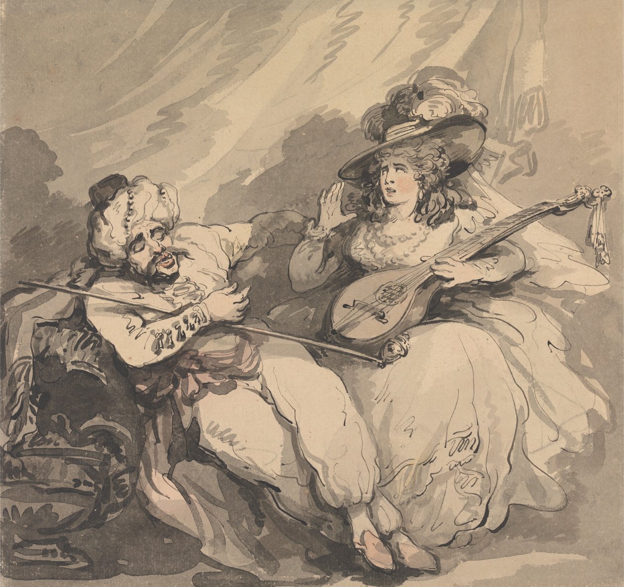 El turco enamorado de Thomas Rowlandson