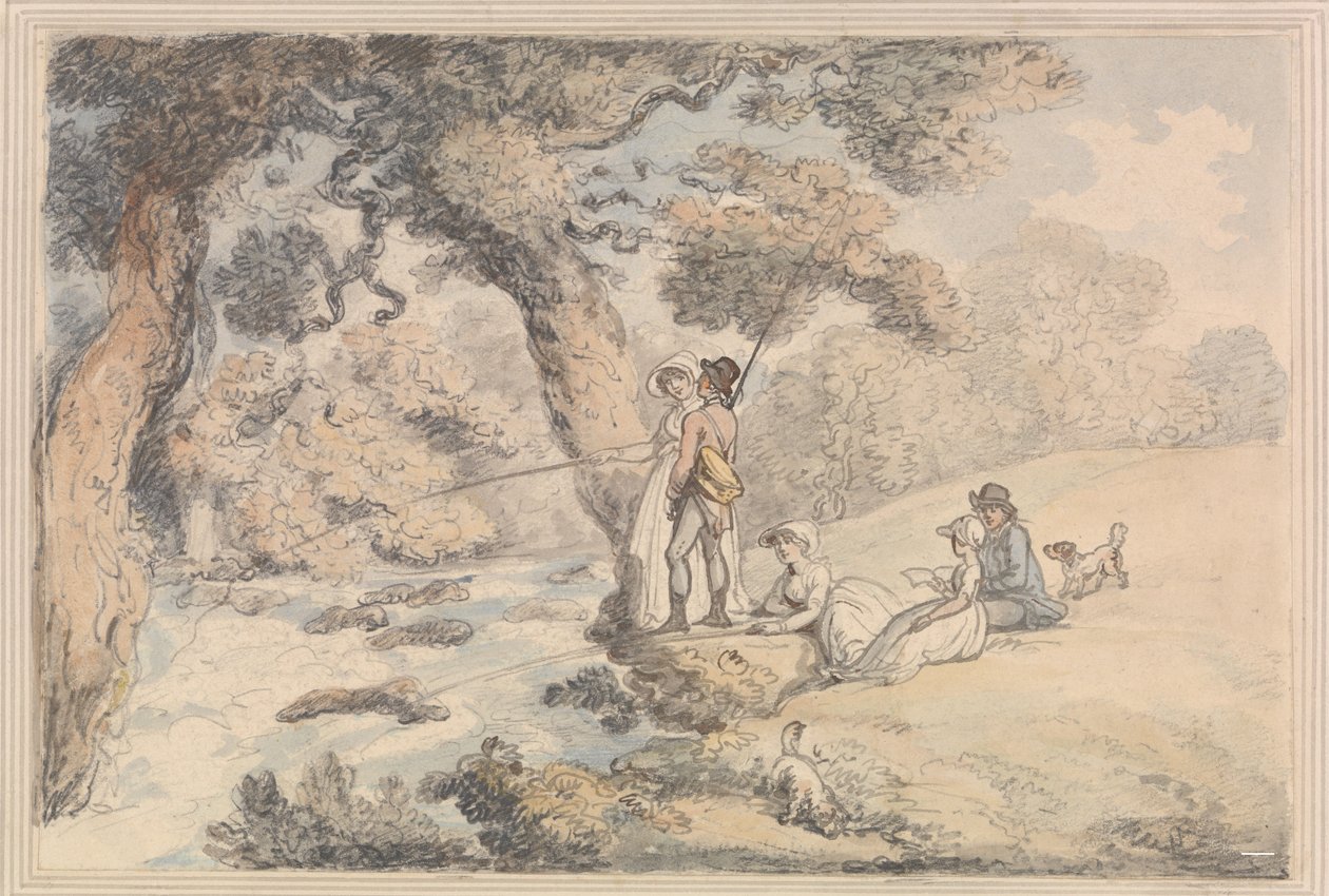 La excursión de pesca de Thomas Rowlandson