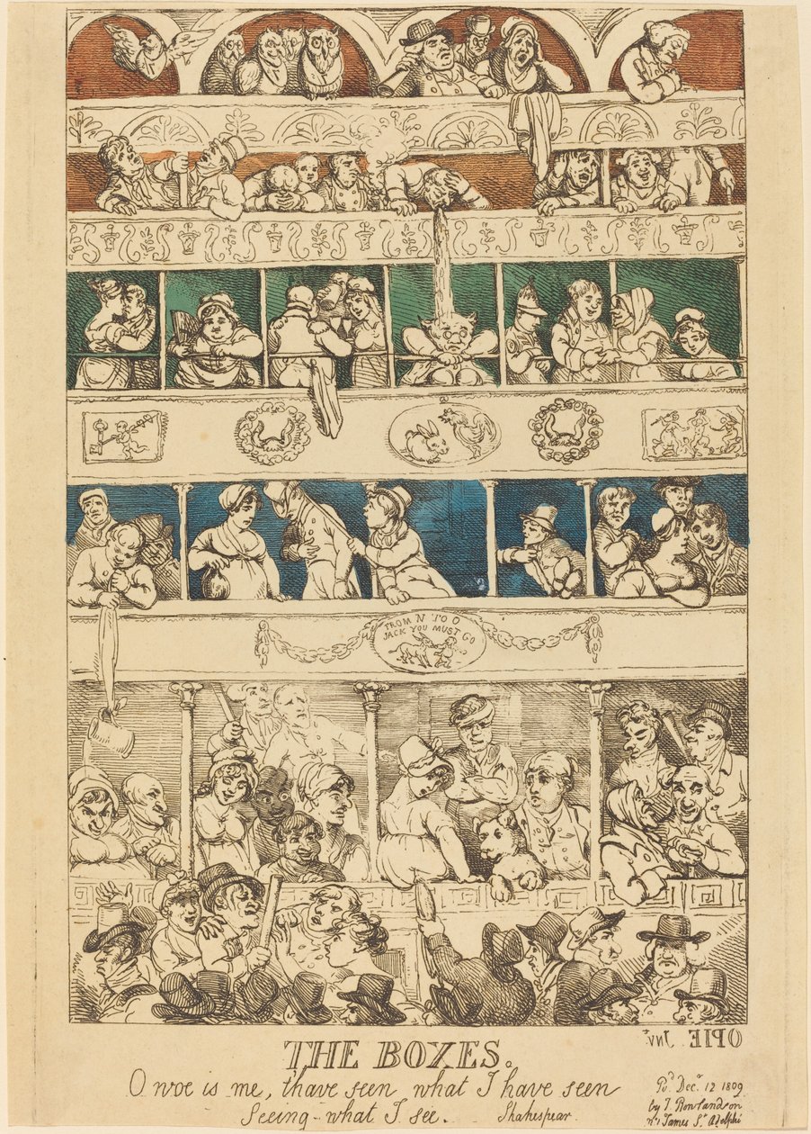 Las cajas de Thomas Rowlandson