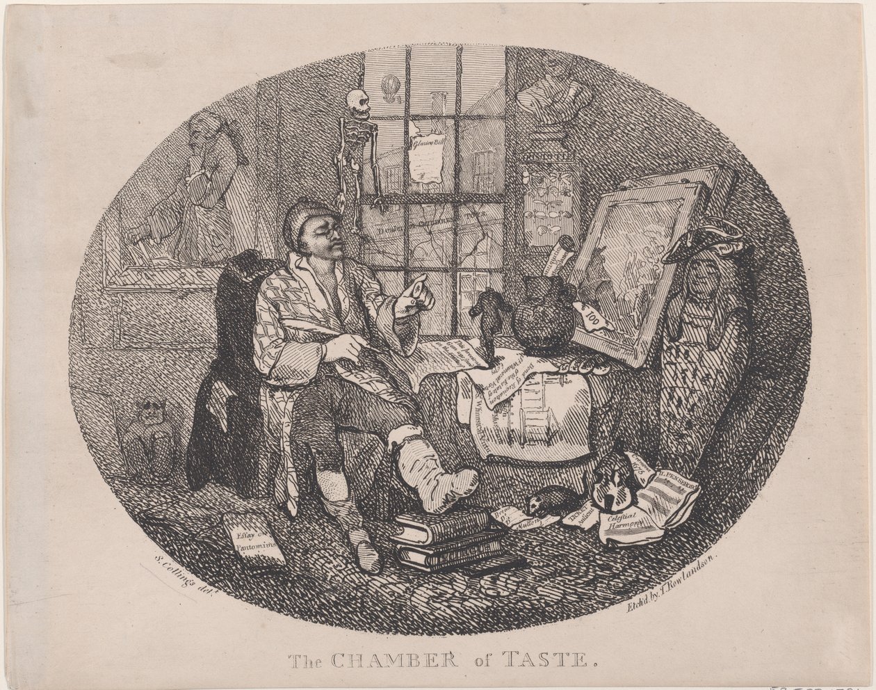 La Cámara del Gusto, ca. 1785 de Thomas Rowlandson