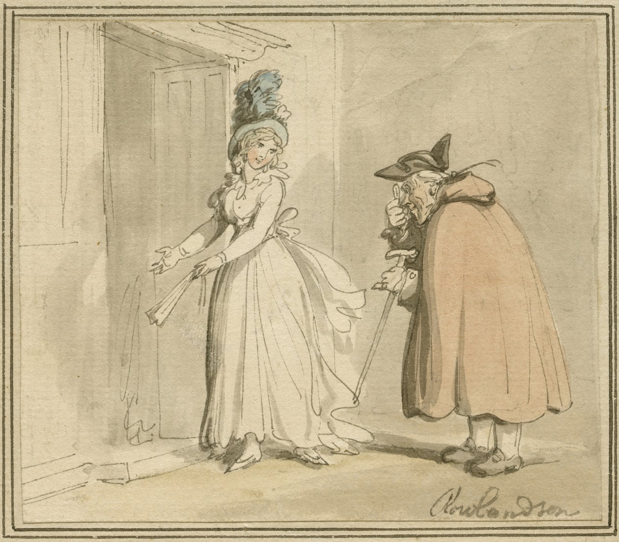 La cortesana de Thomas Rowlandson