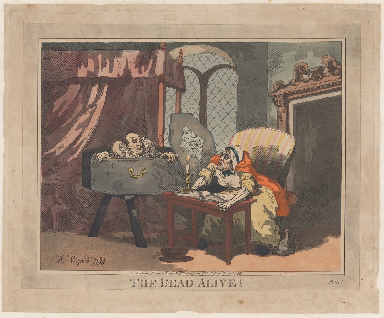 ¡El muerto vivo!, julio de 1795 de Thomas Rowlandson