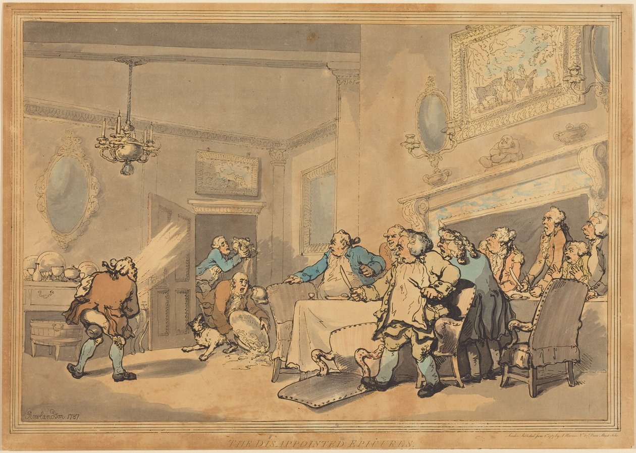 Los sibaritas decepcionados de Thomas Rowlandson