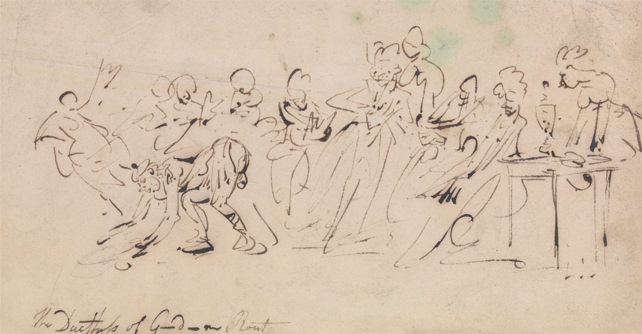La derrota de la duquesa de Gordon de Thomas Rowlandson