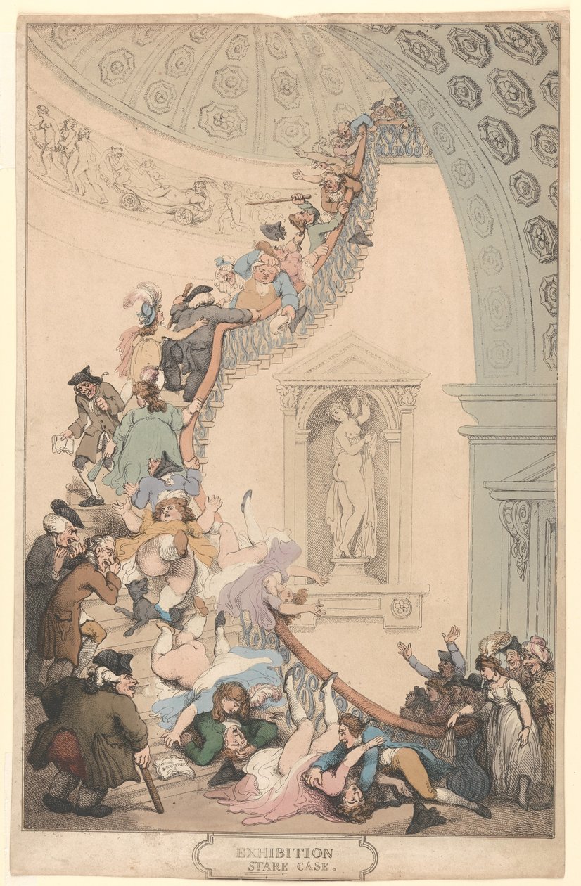 La exposición «Stare-Case» de Thomas Rowlandson