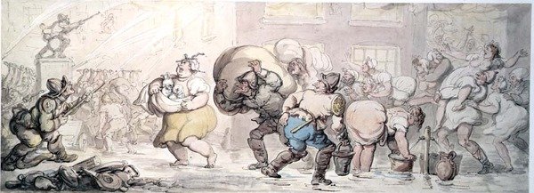 El fuego de Thomas Rowlandson