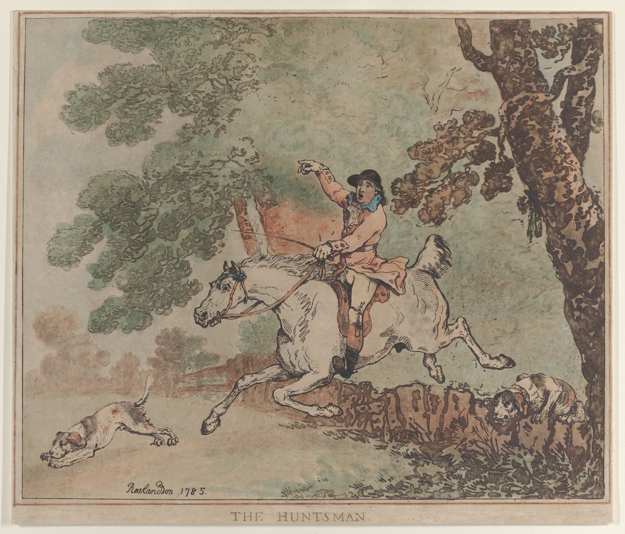 El cazador de Thomas Rowlandson