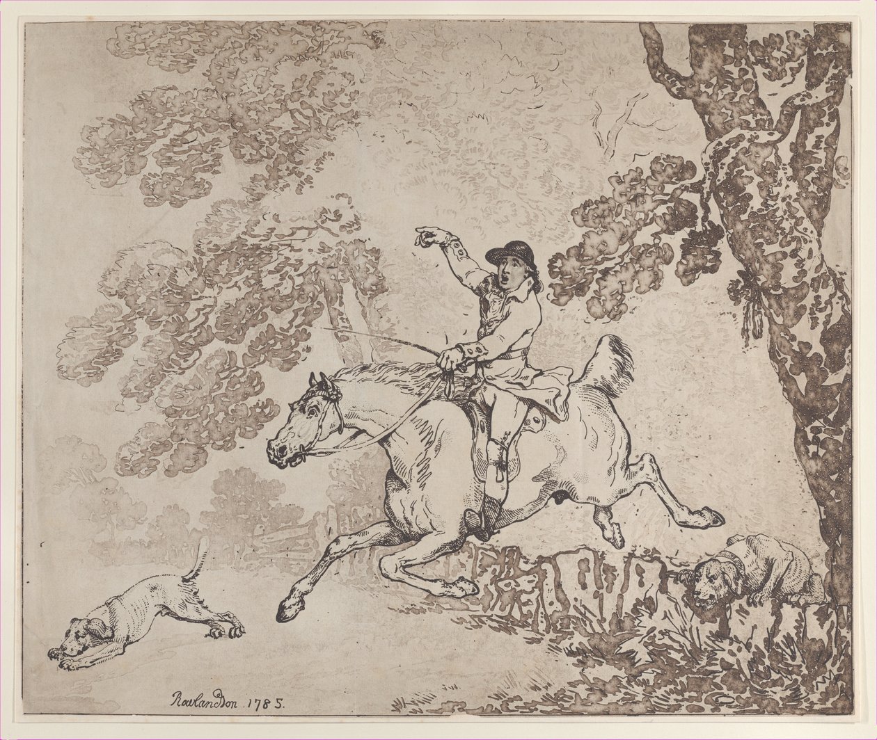 El cazador, 1785 de Thomas Rowlandson