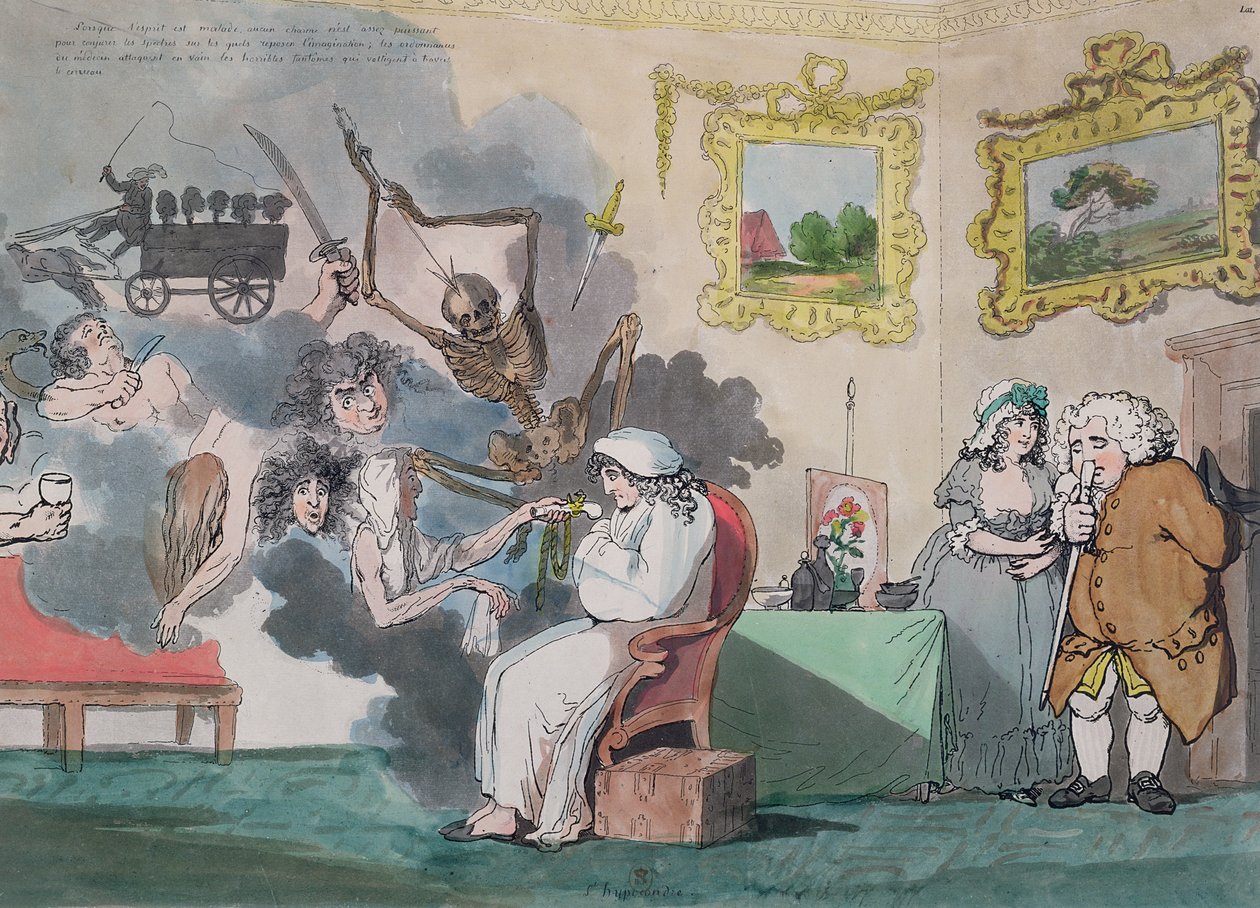 El hipocondríaco de Thomas Rowlandson