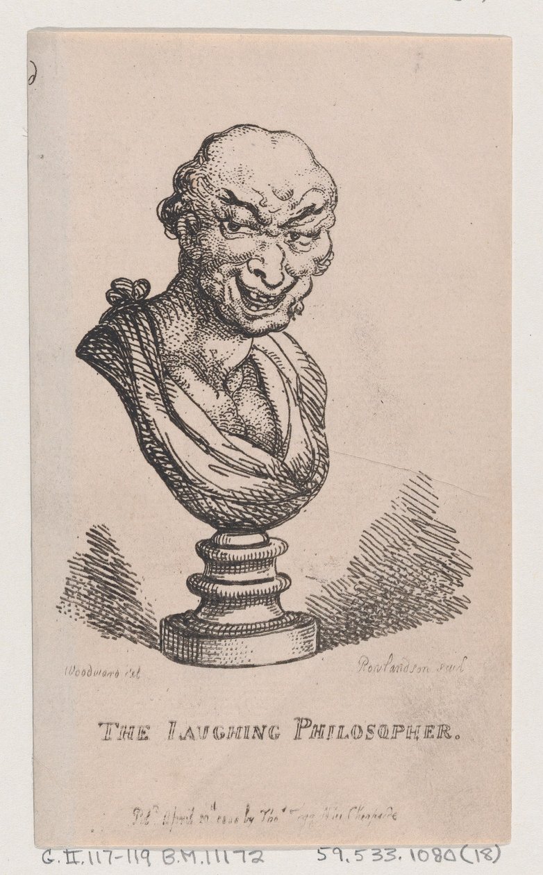 El filósofo risueño de Thomas Rowlandson