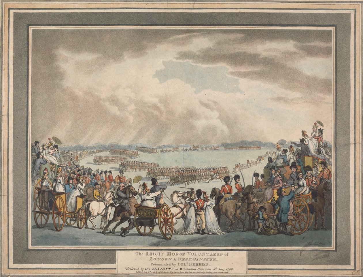 Los voluntarios de «The Light House» de Londres y Westminster de Thomas Rowlandson